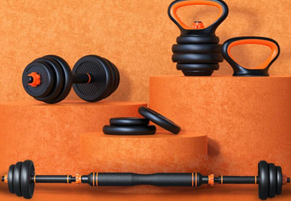 Six-in-One Multifunctional Dumbbell Weights Set - Three Weights Available