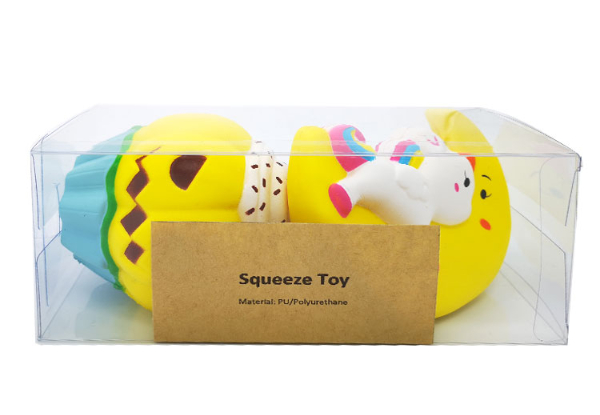 Two-Pack of Novelty Cartoon Squeeze Toys - Two Styles Available with Free Metro Delivery