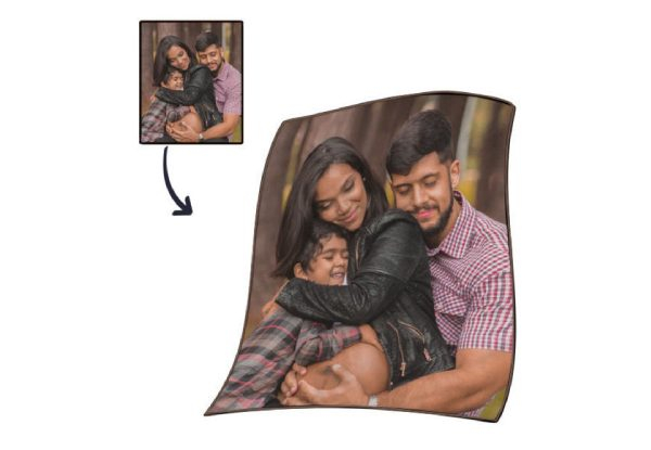 Custom-Made Photo Blanket - Option for Two-Pack