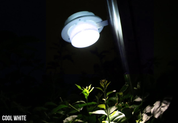 $5.50 for a Super Bright LED Solar Gutter Light – Available in Cool White or Warm White