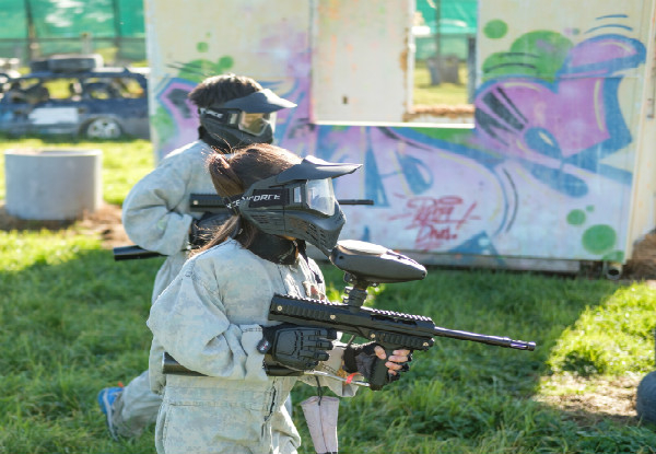 Kids Paintball Session for 10 People incl. Gun, Mask & 2000 Paintballs - Valid for 9.30am Weekend Session Only