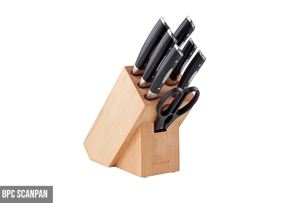 Scanpan Knife Block Set Range - Five Styles Available