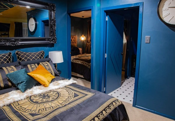 One-Night Matamata Boutique Two-Bedroom Suite at Hazel's Boudoir for Two People - Incl. Three-Course Fine Dining Experience at Osteria Restaurant & Late Check-Out - Option for Two or Three Nights; Incl. Hot Springs & Golf Experience