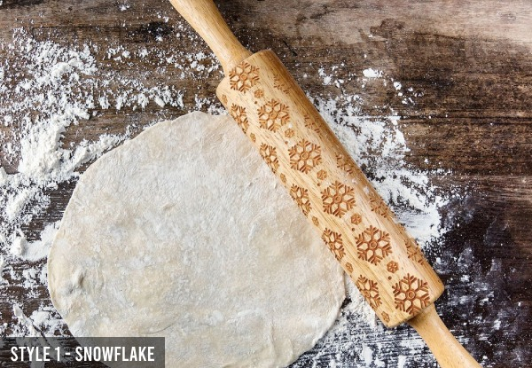 Bread & Butter Laser Etch Wooden Rolling Pin - Two Styles Available - Elsewhere Pricing $38.99