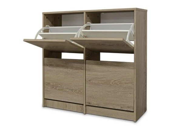 Sleek Stylish Contemporary Shoe Cabinet