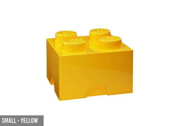 LEGO Storage Brick - Two Sizes & Three Colours Available