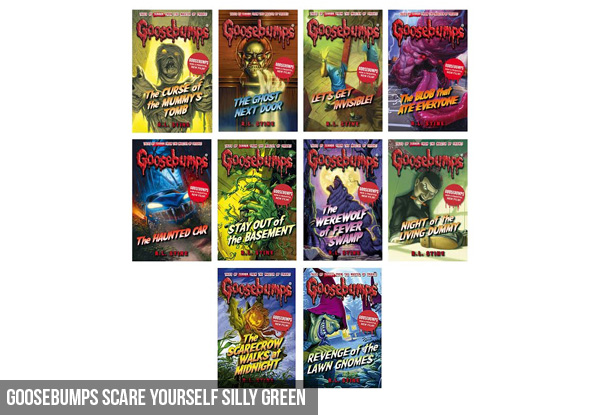 10-Book Goosebumps Scare Yourself Silly Set - Three Options Available