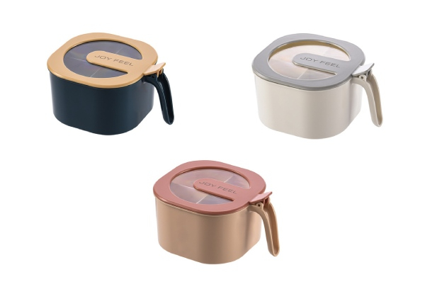 Sectioned Seasoning Box - Three Colours Available