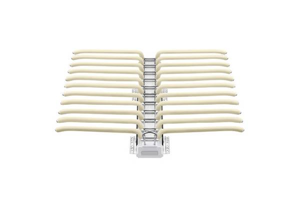 Wardrobe Pull-Out Trousers Rack with 22 Arms