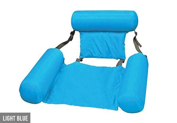 Inflatable Swimming Floating Lounge Chair - Three Colours Available
