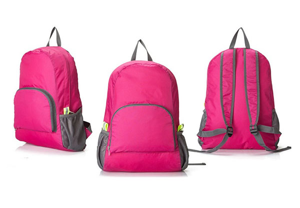 Lightweight & Portable Folding Outdoor Backpack - Five Colours Available & Option for Two-Pack