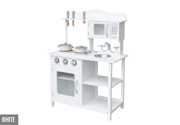 Kids Wooden Play Kitchen - Two Options Available