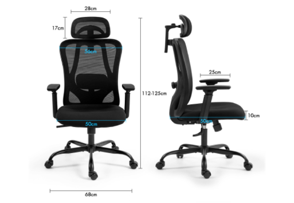 Black Ergonomic Mesh Office Chair