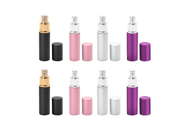 Four-Piece 10ml Refillable Perfume Bottle Set - Option for Two-Set