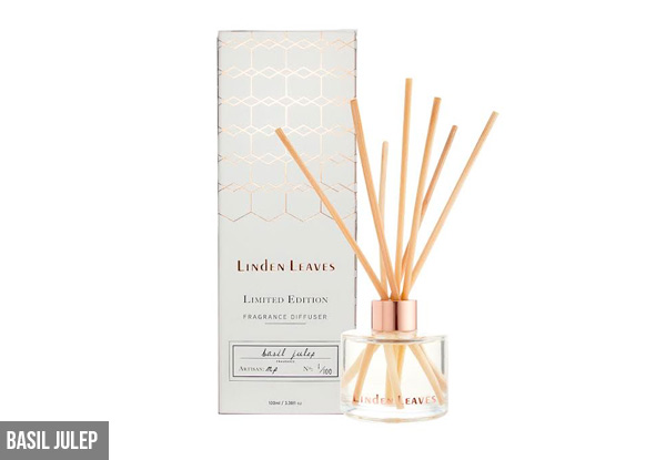 Linden Leaves Limited Edition Diffuser Range - Four Scents Available