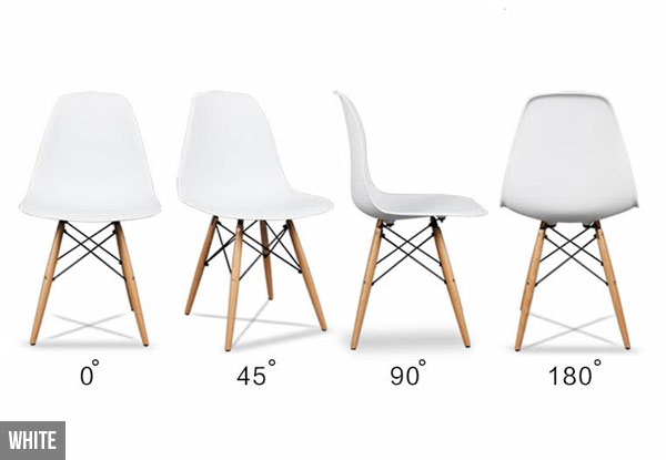 $99 for a Pair of High-Quality Replica Chairs - Choose from White or Black