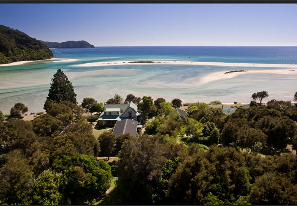 Per Person Twin Share for a Three-Day Abel Tasman Independent Walk incl. All Meals, Accommodation & Transfers