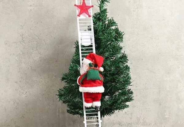 Climbing Santa
