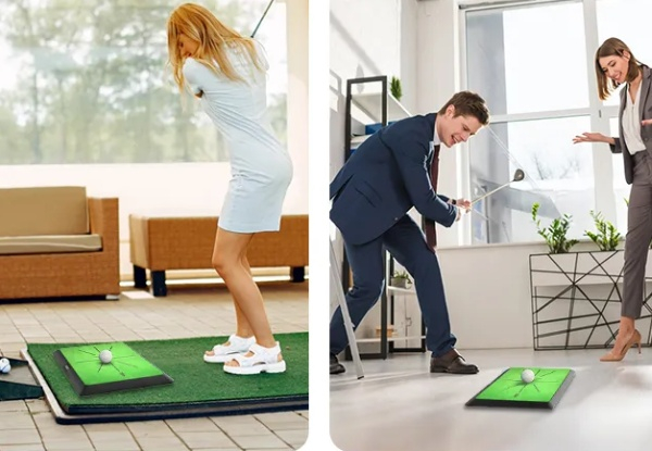 Golf Training Mat with Extra Replaceable Mat