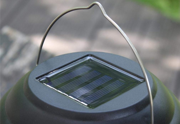 Outdoor Solar-Powered Mosquito Zapper Lantern - Option for Two