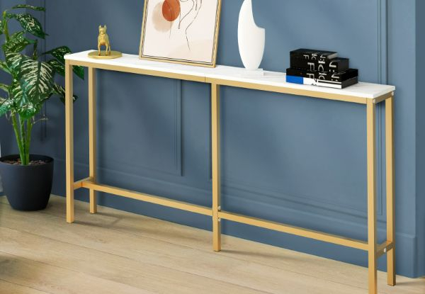 Narrow Console Table Stand Hall Entryway