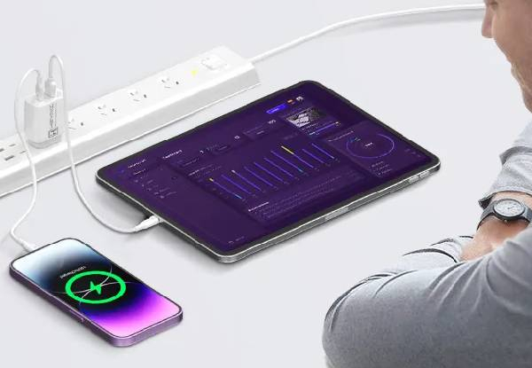 20W USB-C Fast Charger with Two Ports