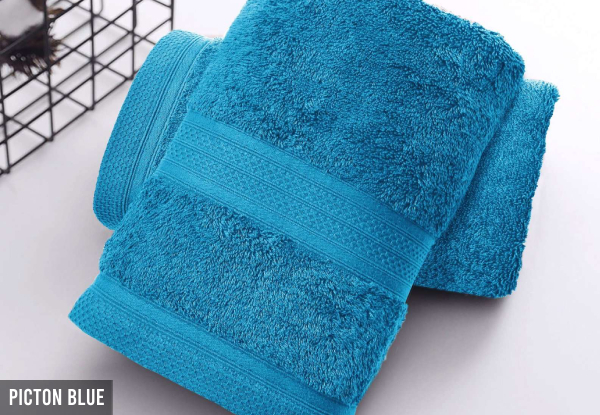 Two-Piece Organic Bath Towel Set - Nine Colours Available