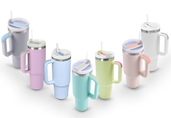 1200ml Stainless Steel Water Bottle - 12 Colours Available