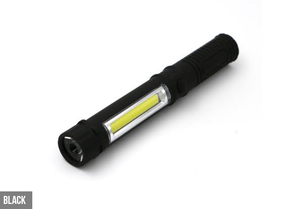 LED Mini Flashlight with Magnet - Three Colours Available