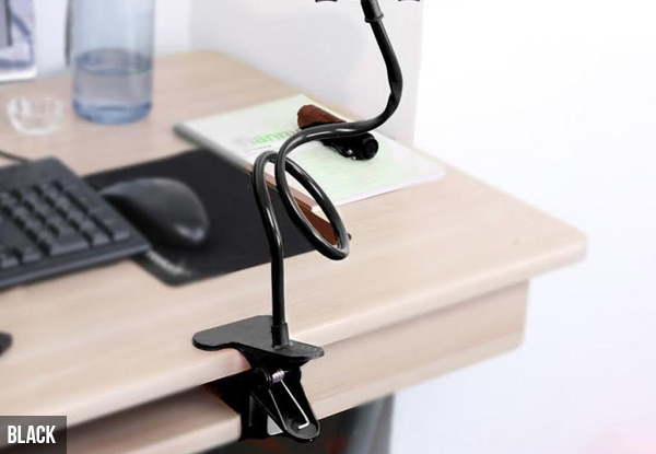 Universal 360 Rotating Flexible Phone Holder - Three Colours Available