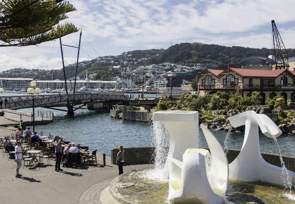 One-Night Wellington Getaway for Two People in a Studio Room incl. $20 Food Credit for use in Staten Eatery, Late Checkout & Gym Pass for Habit Health - Option for Two-Nights
