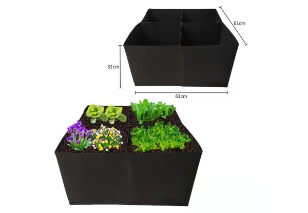 Fabric Raised Garden Bed Grow Bag - Two Options Available