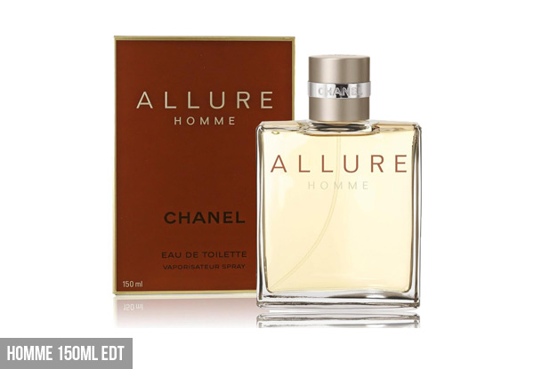 Chanel Allure Fragrance Range for Men - Three Options Available