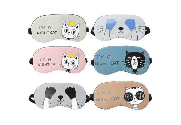 Cotton Sleep Eyemask - Six Colours Available & Option for Two-Pack