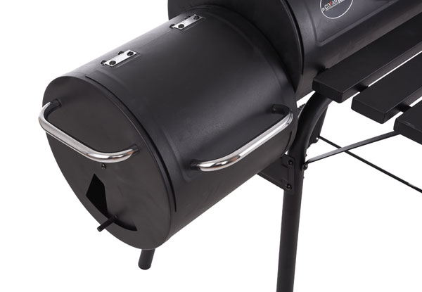Two-in-One BBQ Smoker & Grill Combo