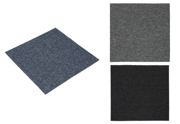 Marlow 20-Piece Carpet Tiles Flooring - Three Colours Available