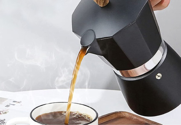 300ml Aluminum Espresso Coffee Maker Pot - Three Colours Available