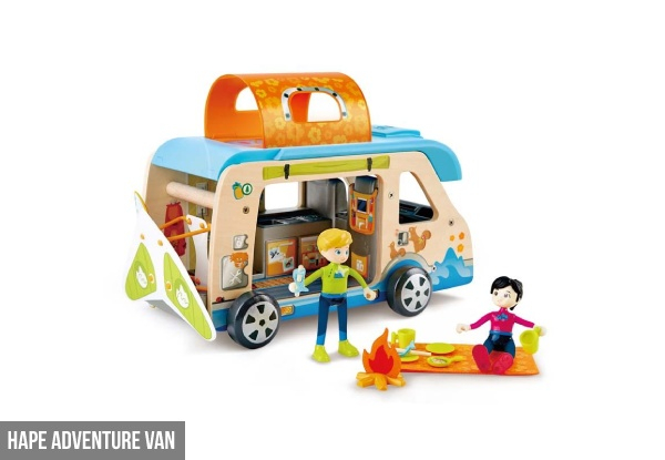 Hape Adventure Van or Furry Friend Vet Toy Set Range