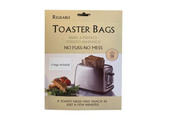 Four-Pack of Toaster Bags - Options for Eight-Pack