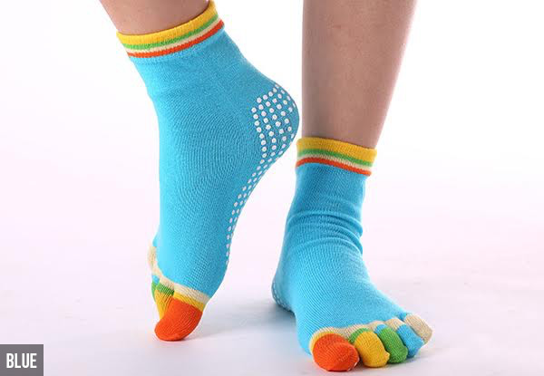 Anti-Slip Toe Socks - Six Colours Available