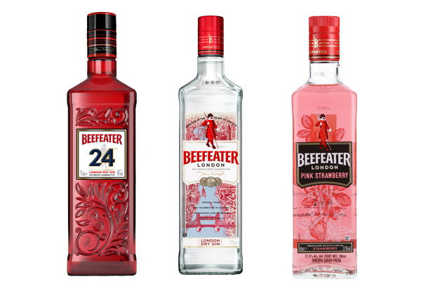 Six Bottles of Beefeater Gin - Three Options Available