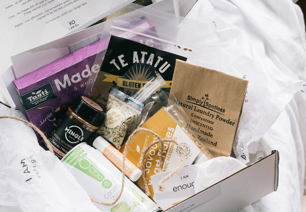Delight Box Monthly Subscription incl. Up to Eight Health Food & Natural Beauty Products - Options for One, Three, or Six-Month Subscription
