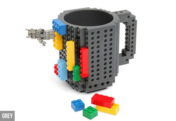 Build-On Brick Mug - Two Colours Available with Free Nationwide Delivery