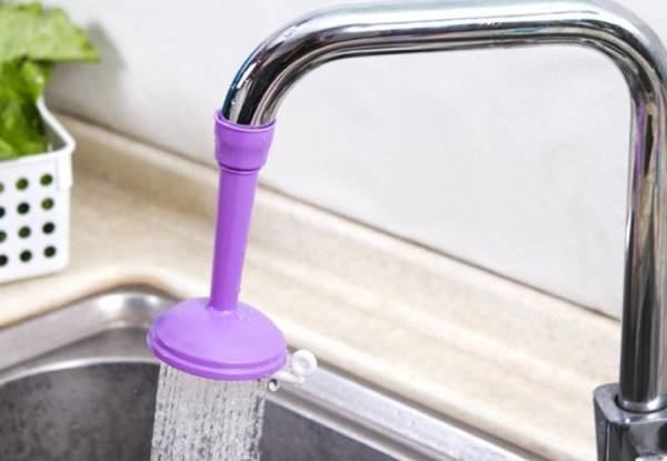 Water-Saving Adjustable Sprinkler Tap Extension - Three Colours Available & Option for Two with Free Delivery
