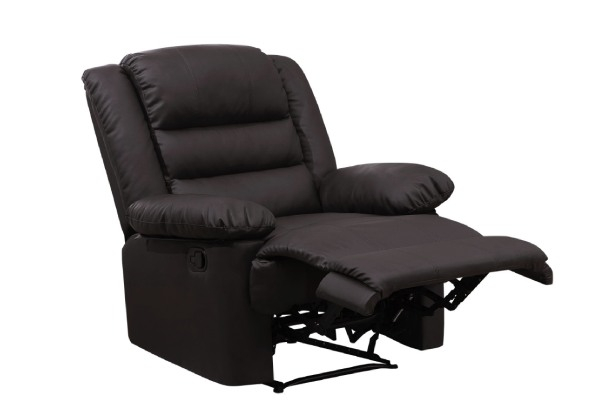 Luxury PU Leather Recliner Armchair - Two Colours Available