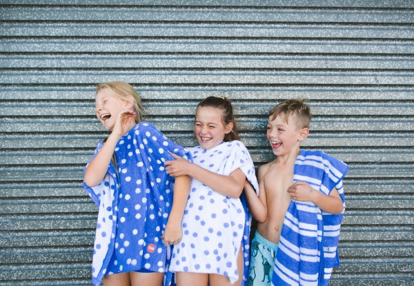 Kids Poncho Towel - Three Styles Available