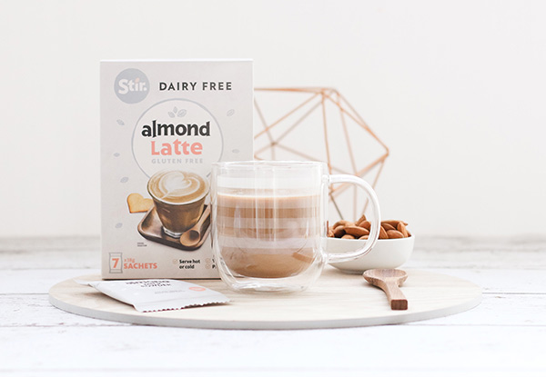 28-Pack of Vegan Almond Milk Hot Drink Mixes - Four Flavours Available & Option for a Mixed Pack