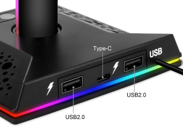 Gaming RGB Controller & Headset Stand