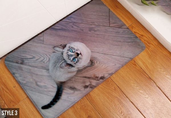 Pet Welcome Floor Mat - Six Styles Available with Free Delivery