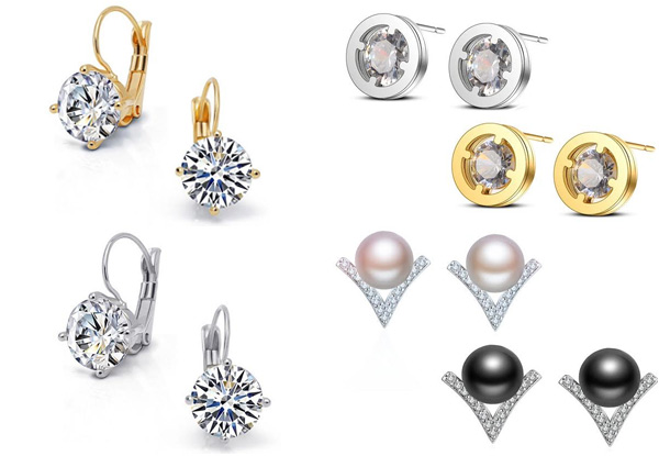 Fashion Earring Range - Eight Options Available